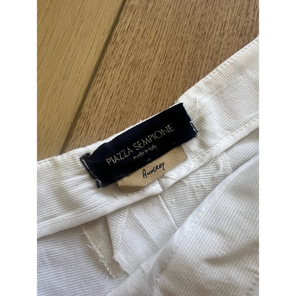 Piazza Sempione High-Rise Straight Leg Trousers - White, Formal, Career‎ - Picture 5 of 8